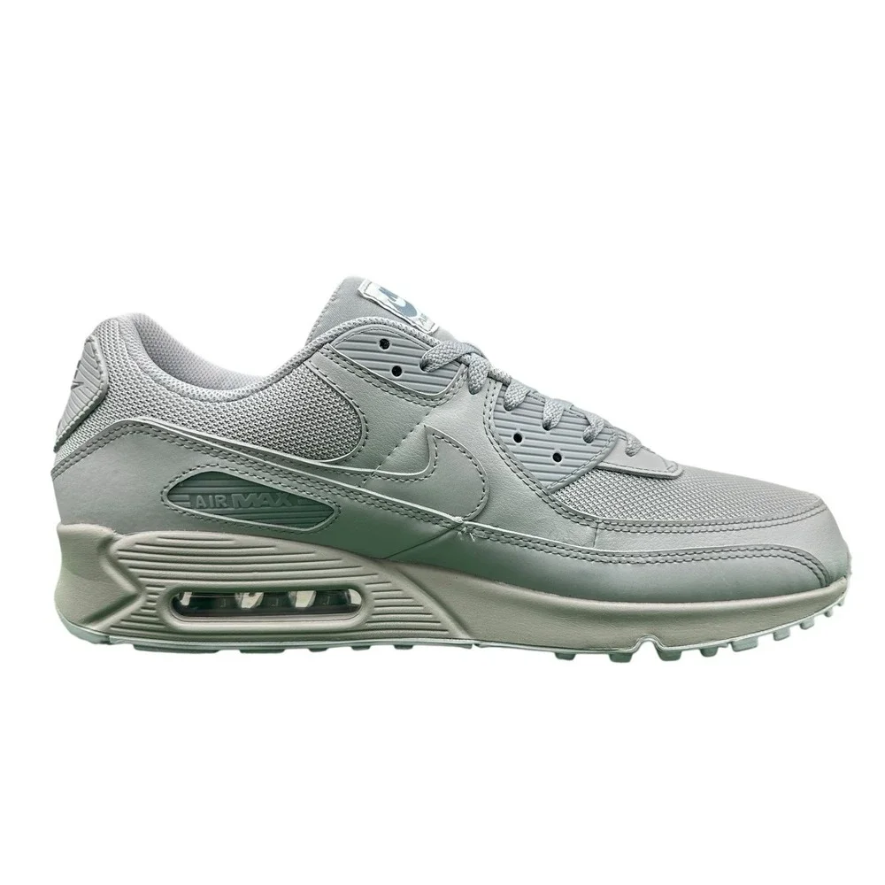 Men's 11.5‎ M - Nike Air Max 90 Wolf Grey Running Shoes CN8490-001 - NEW